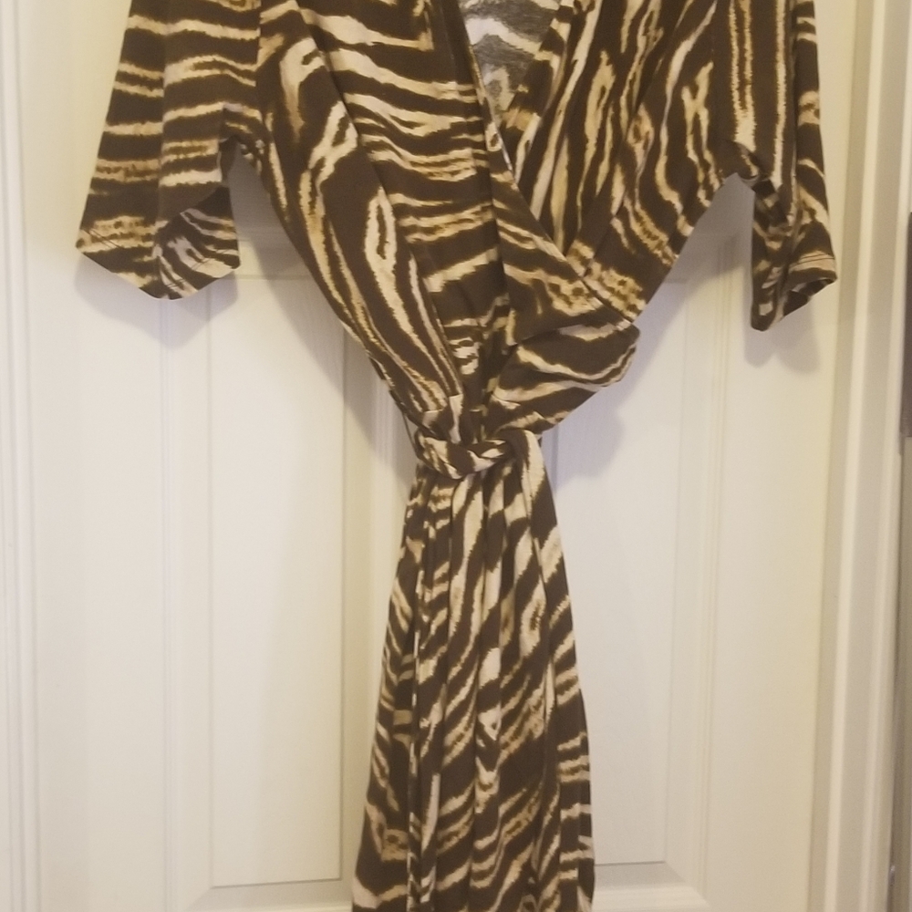 Animal print dress